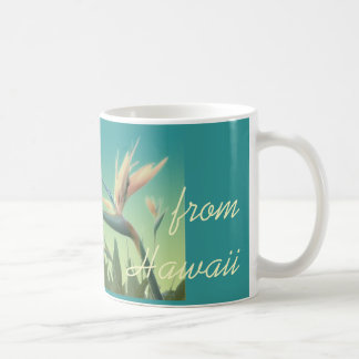 Aloha från den Hawaii fågeln av paradismuggen Kaffemugg