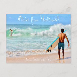 Aloha från Haleiwa Vykort