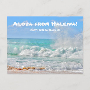 Aloha från Haleiwa Vykort