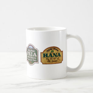 Aloha från Hana, Paia, Makawao och Lahaina Kaffemugg