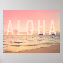 Aloha från Hawaii Art Print Poster