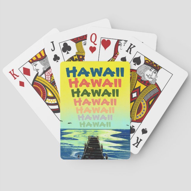 Aloha från Hawaii Casinokort (Baksidan)