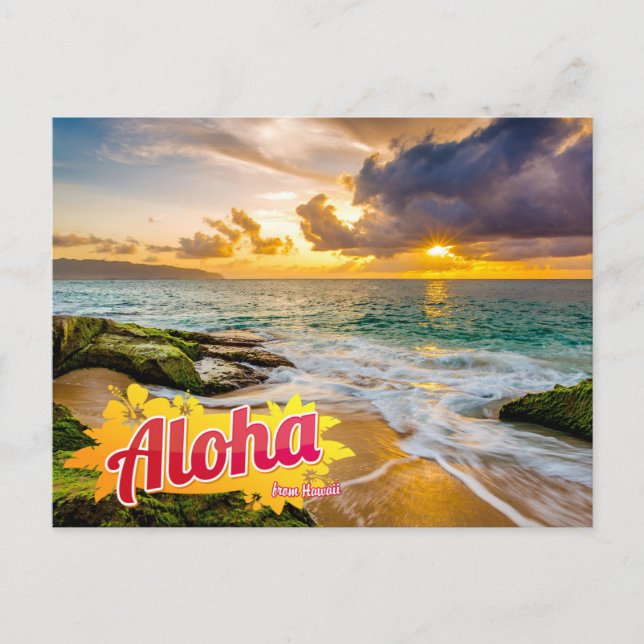 Aloha från Hawaii Postcard Vykort (Framsida)