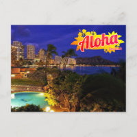 Aloha från Hawaii Postcard