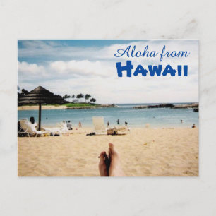 Aloha från Hawaii Postcard Vykort