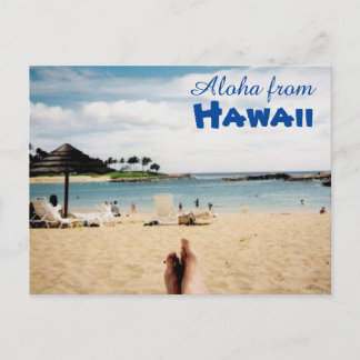 Aloha från Hawaii Postcard Vykort