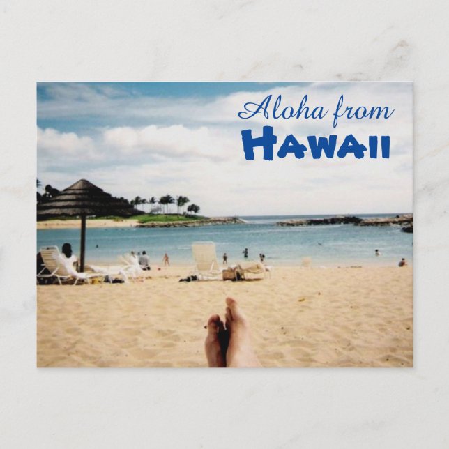 Aloha från Hawaii Postcard Vykort (Framsida)