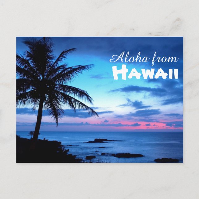 Aloha från Hawaii Postcard Vykort (Framsida)