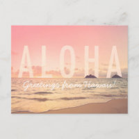 Aloha från Hawaii Postcard