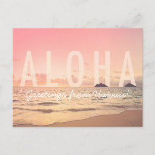 Aloha från Hawaii Postcard Vykort