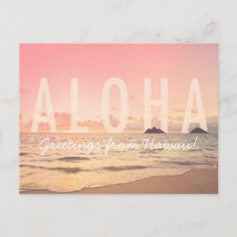 Aloha från Hawaii Postcard Vykort