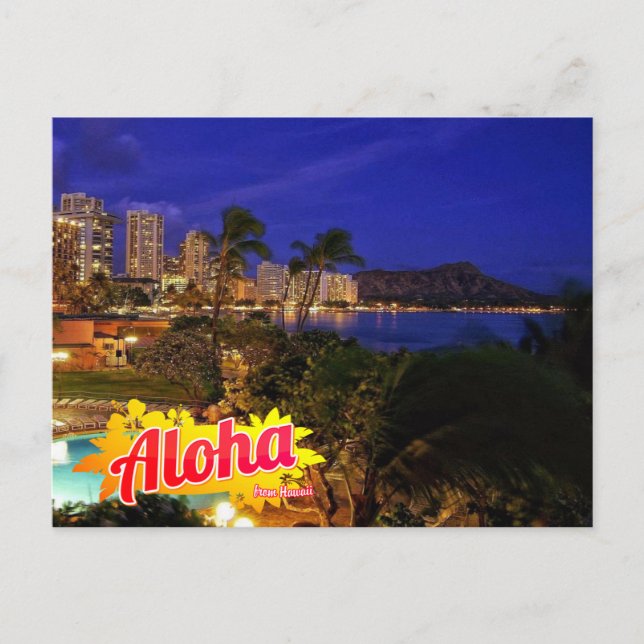 Aloha från Hawaii Postcard Vykort (Framsida)