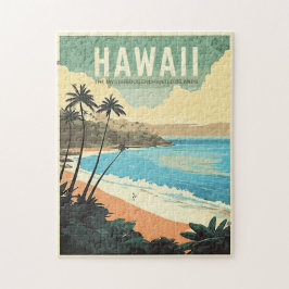 Aloha från Hawaii Vintage resor Pussel