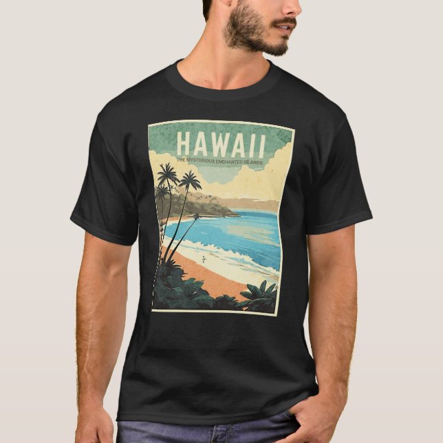 Aloha från Hawaii Vintage resor T Shirt (Framsida)
