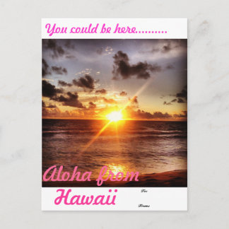 Aloha från Hawaii Vykort
