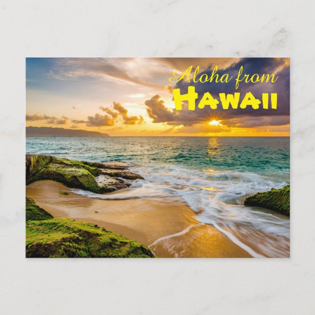 Aloha från Hawaii Vykort (Framsida)