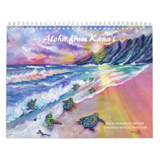 Aloha från Kauai Hawaii Calendar Kalender