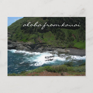 aloha från Kauai-vykort Vykort