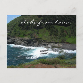 aloha från Kauai-vykort Vykort