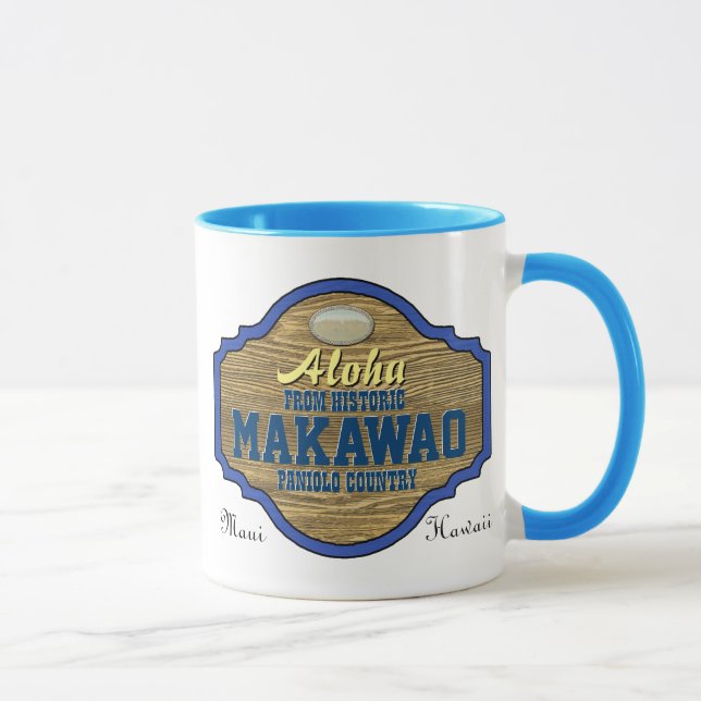 Aloha från Makawao, Hawaii Mugg (Höger)