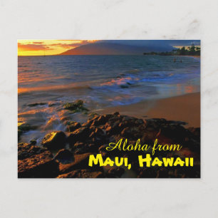 Aloha från Maui Vykort