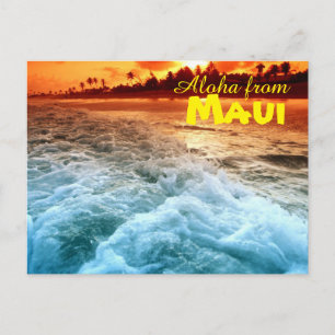 Aloha från Maui Vykort