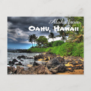Aloha från Oahu Hawaii Vykort