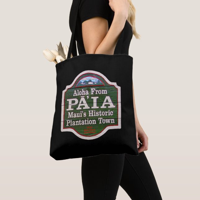 Aloha från Paia, Maui Tygkasse (Närbild)
