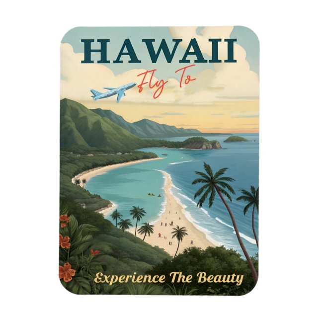 Aloha från Paradise: Hawaii Magnet (Vertikal)