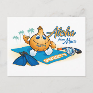 Aloha från sötma vykort