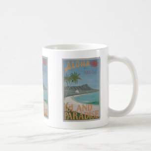ALOHA från WAIKIKI mugg.. Kaffemugg