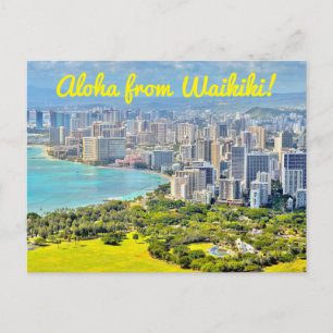 Aloha från Waikiki Vykort