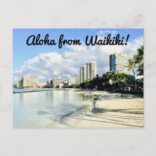Aloha från Waikiki Vykort
