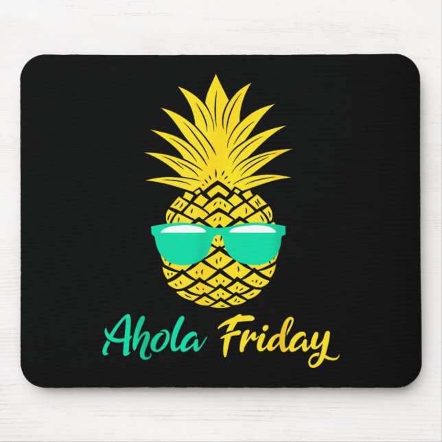 Aloha fredag Ananas Sommar Frukt Ananas Musmatta (Framsidan)