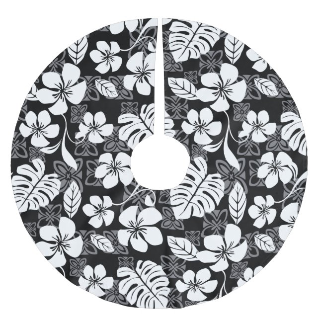 ALOHA FREDAG (BLACK) JULGRANSMATTA BORSTAD POLYESTER (Framsidan)