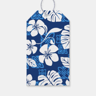 ALOHA FREDAG (BLUE) GIFT-MÄRKRE PRESENTETIKETT