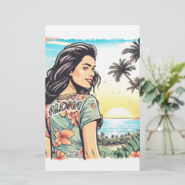 Aloha Girl Brevpapper