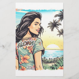 Aloha Girl Brevpapper