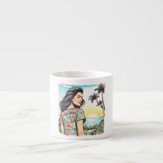 Aloha Girl Espressomugg (Framsidan)