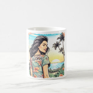 Aloha Girl Kaffemugg