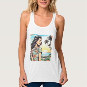 Aloha Girl Linne Med Racerback