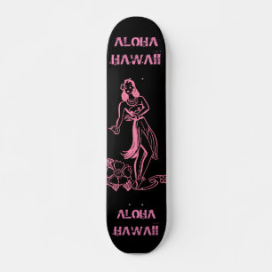 Aloha Girl Mini Skateboard Bräda 18,5 Cm