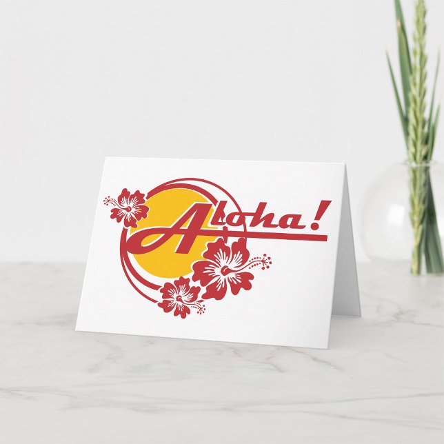 Aloha Greeting Cards Kort (Skapare uppladdad)