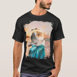 Aloha Guinea Gris på Hawaiianska stranden T Shirt