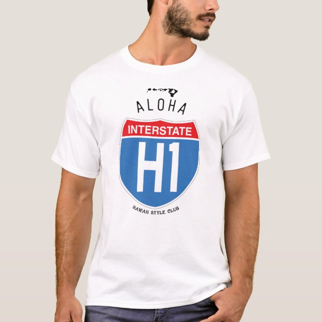 ALOHA-H1 T SHIRT (Framsida)