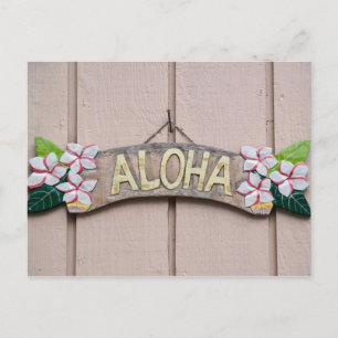 Aloha Hälsning Vykort