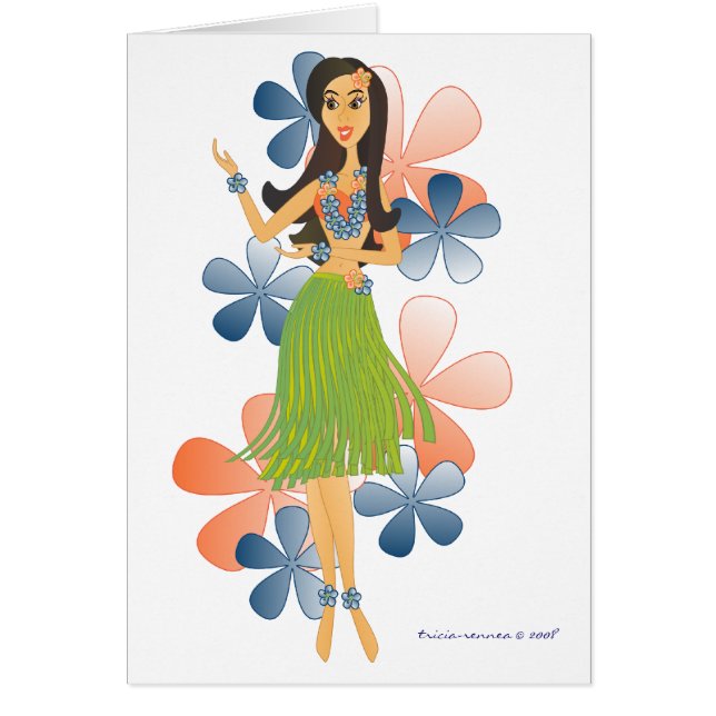 Aloha Hälsningskort (Framsidan)