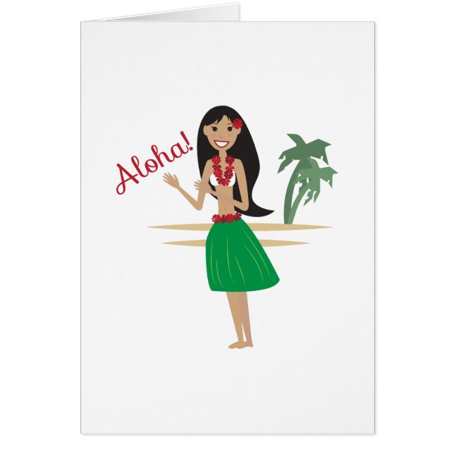 Aloha Hälsningskort (Framsidan)