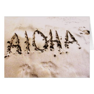 Aloha Hälsningskort