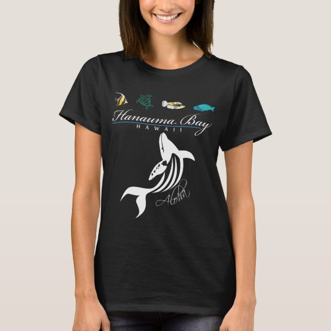 Aloha Hanauma fjärd Hawaii Tee Shirt (Framsida)